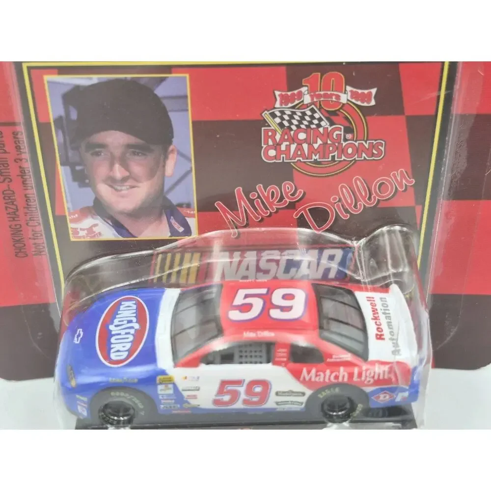 Vintage NASCAR Racing Champions Mike Dillon 1:64 Die-cast NEW on Card